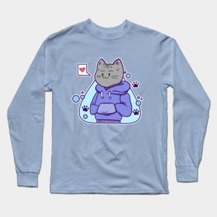 cute catboy Long Sleeve T-Shirt